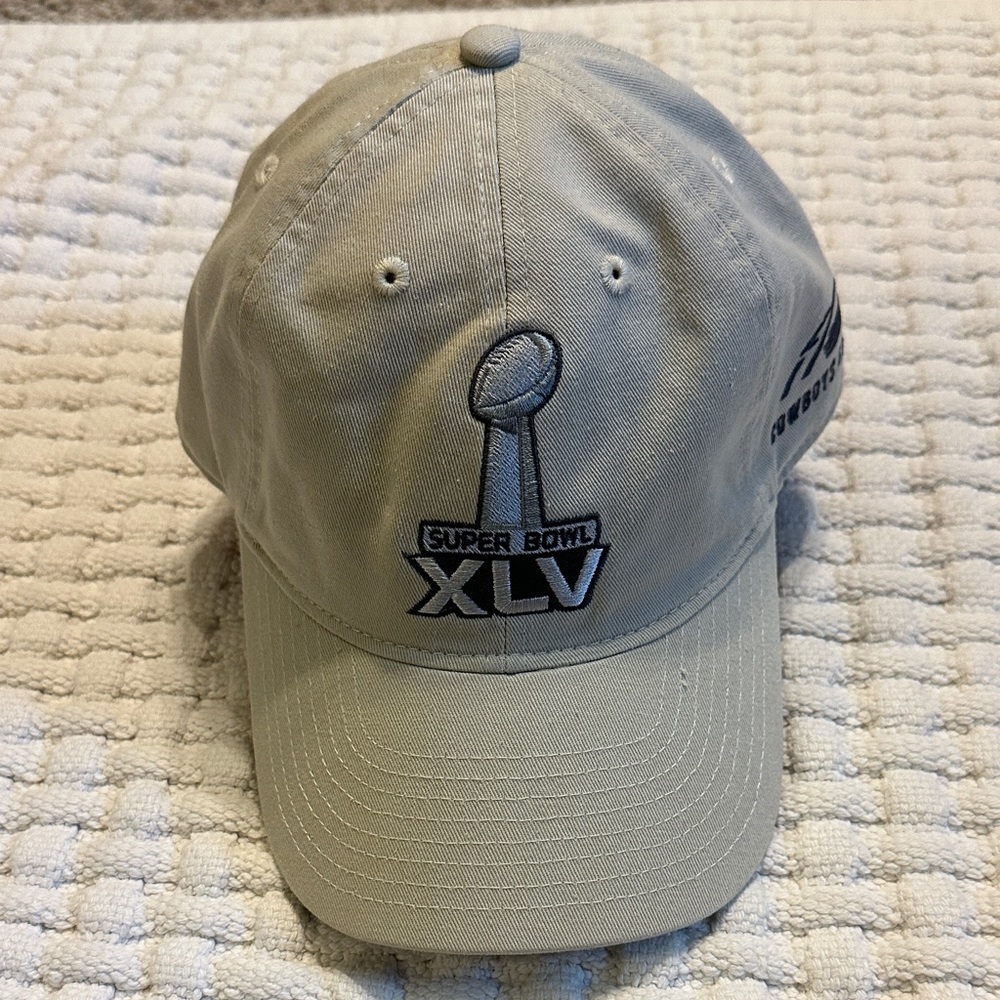 Beige Super Bowl XLV 2011 Packers Vs. Steelers at Cowboys Stadium Cap